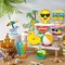 12 Pcs Summer Decor Summer Beach Table Centerpieces Decorations Beach Pool Balls Party Wood Blocks Home Decoration